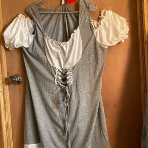 Brand new with tags Summer hi low dress with cold shoulder cut outs